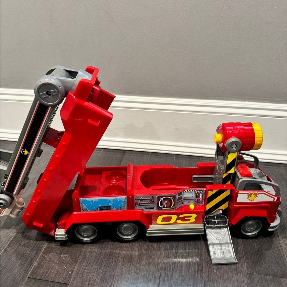 Paw Patrol Marshall’s Transforming City Fire Truck Toy Lights Sounds Toddler Kid - Picture 11 of 12